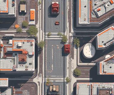 Stylized map of Brooklyn New York showing our forge location